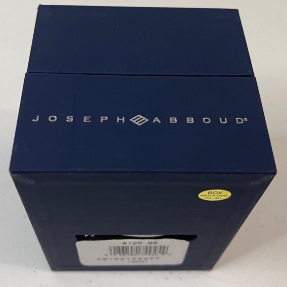 Joseph Abboud Silver/Gold-Tone White Dial Mens Watch In Original Box, New - Picture 14 of 14